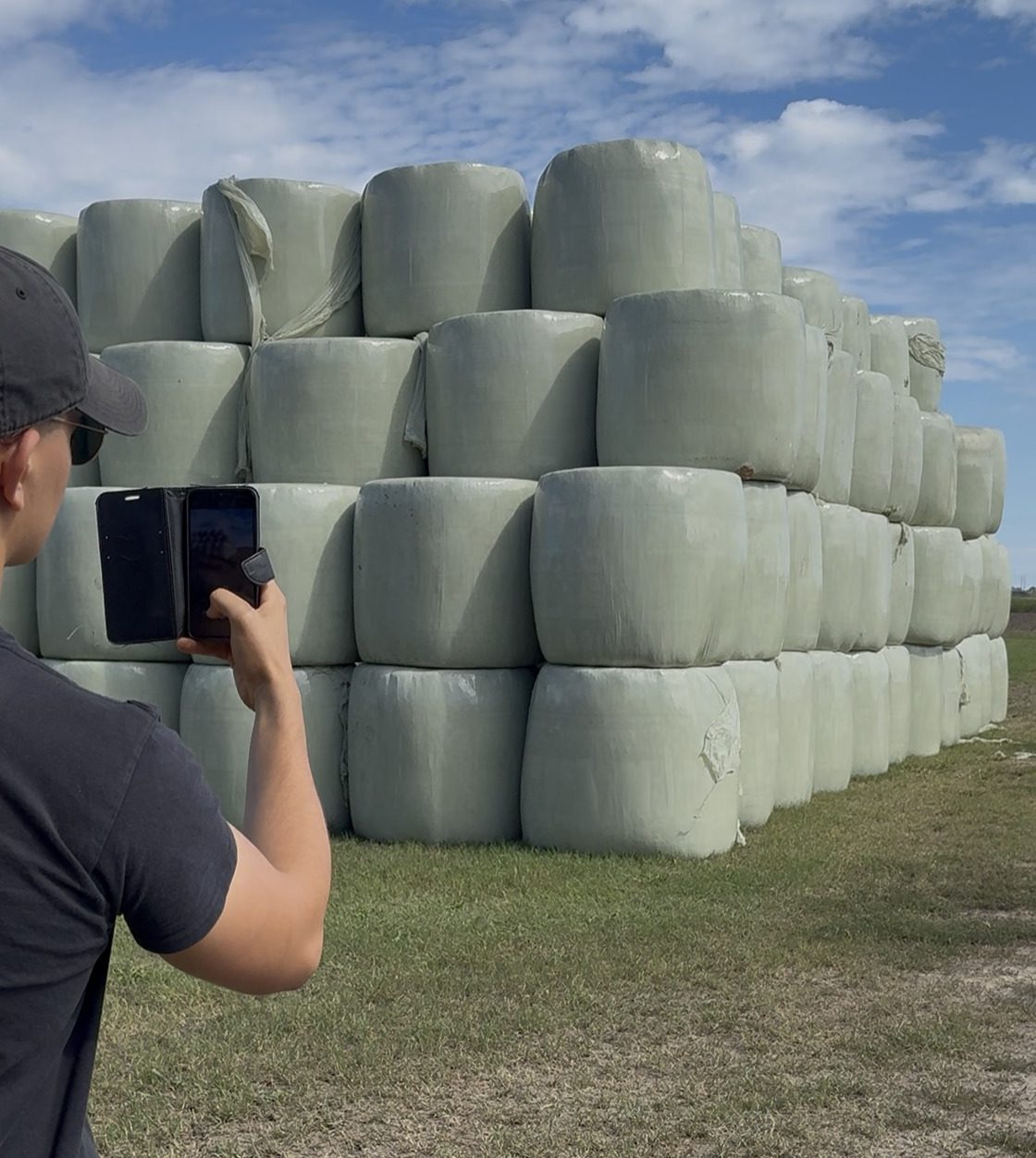 Photographing the stack with a phone